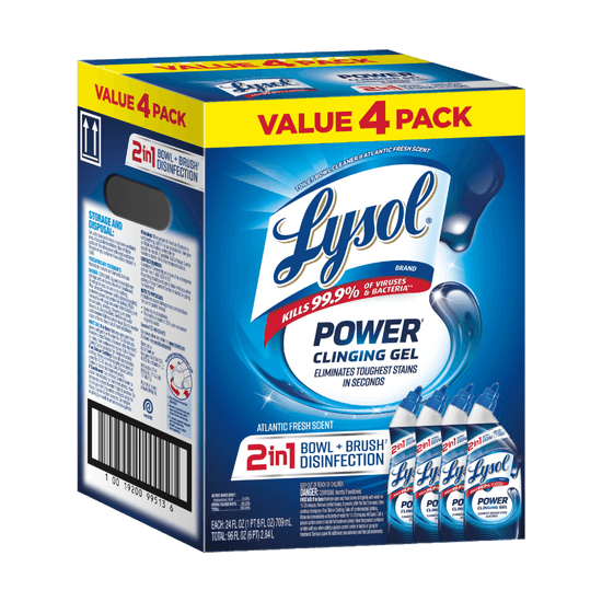 LYSOL® Toilet Bowl Cleaner - Power Quad Pack