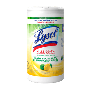 LYSOL® Biodegradable Disinfecting Wipes - Fresh Citrus 70 ct.