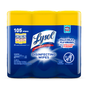 LYSOL® Disinfecting Wipes - Lemon & Lime Blossom® 3x35 ct.