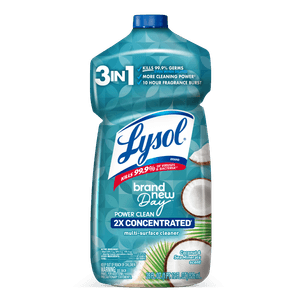 LYSOL® Multi-Surface Cleaner 2X Concentrated - Pourable Brand New Day™ Coconut & Sea Minerals 28 oz.