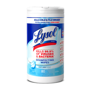 LYSOL® Disinfecting Wipes - Crisp Linen® 80 ct.